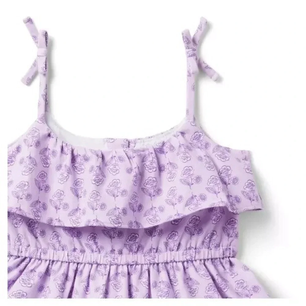 Janie and Jack Floral Ruffle Sundress Girls Size 3‎